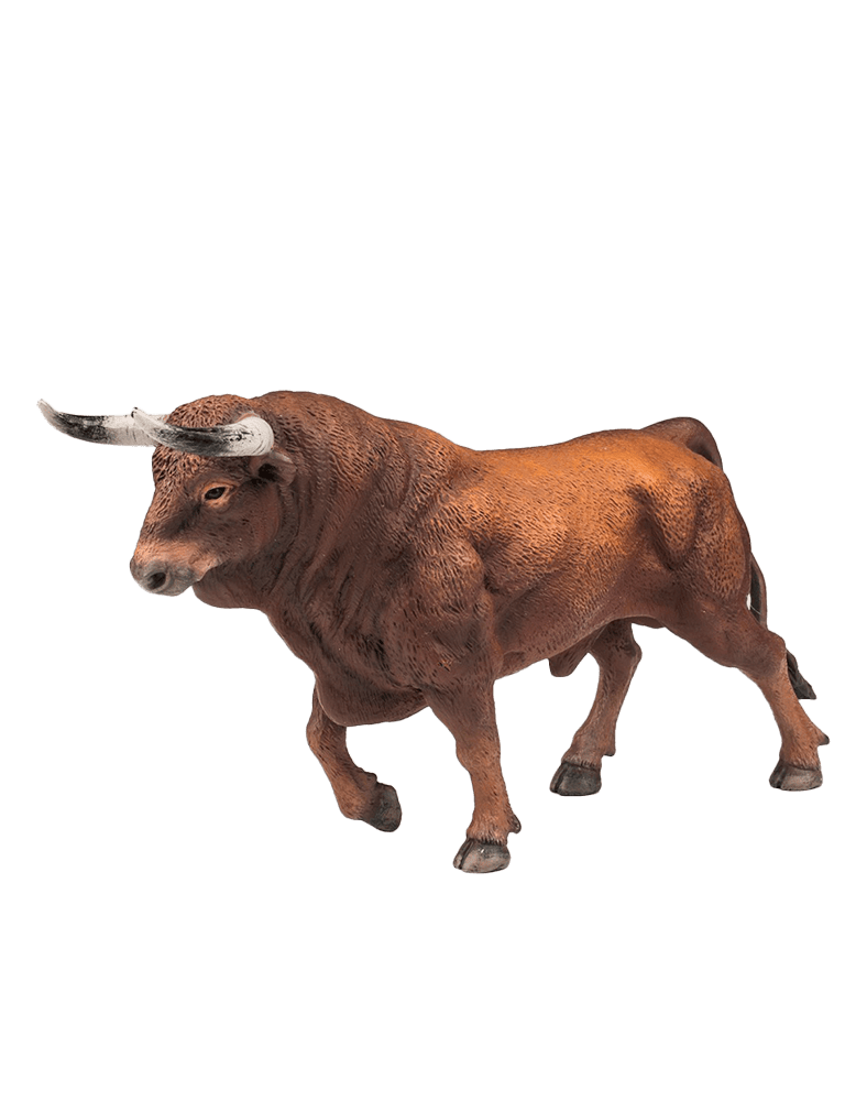 Toro de lidia colorado 2 Toro de lidia colorado de juguete - vista 2