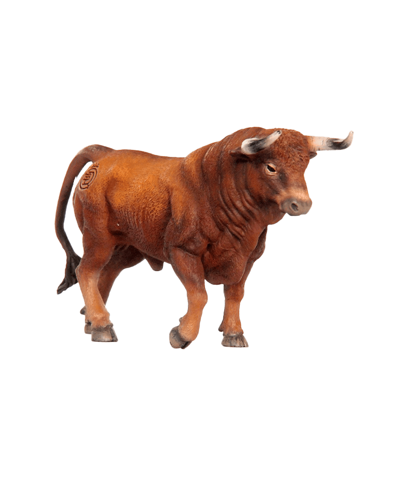 Toro de lidia colorado 4 Toro de lidia colorado de juguete - vista 4